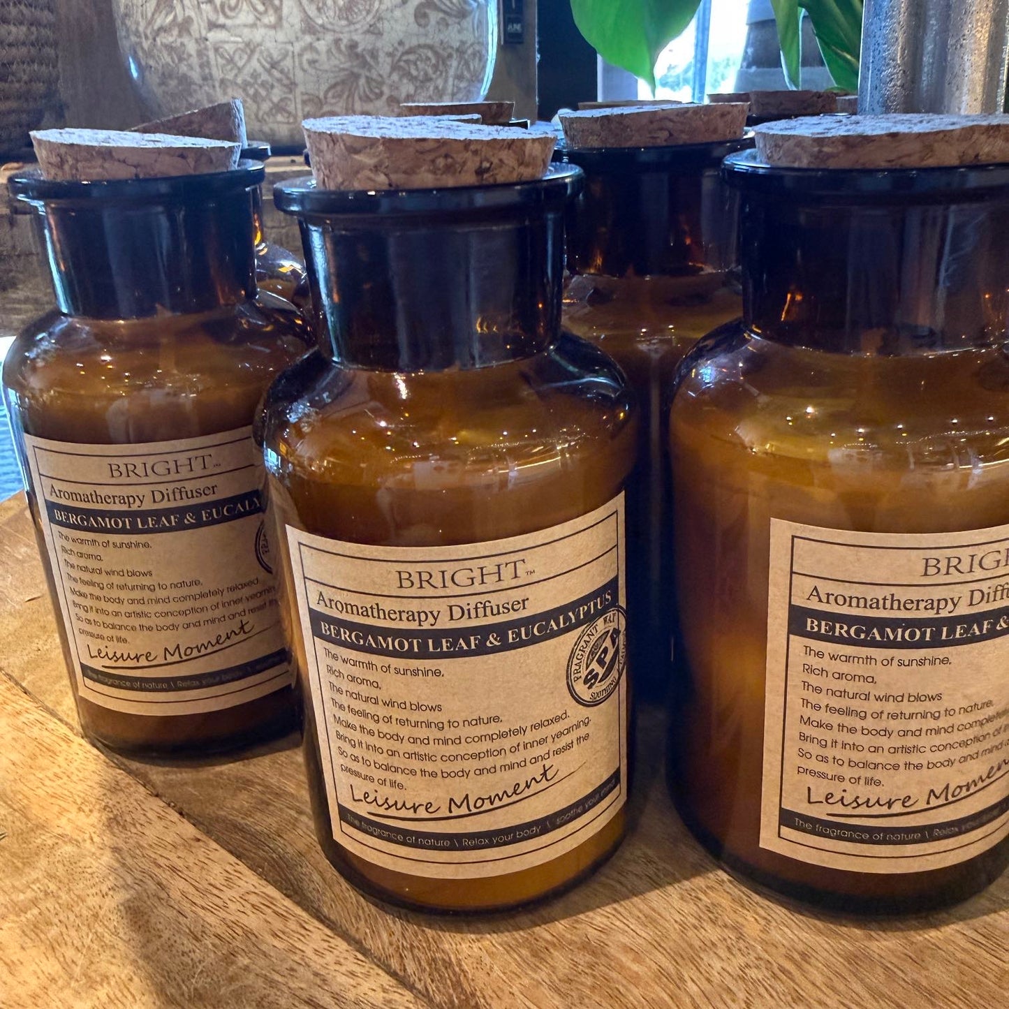 Duftkerze aus Bergamotten Blätter & Eucalyptus