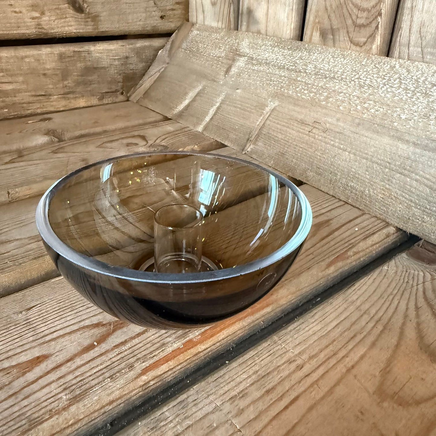 Glasteller für Stabkerze