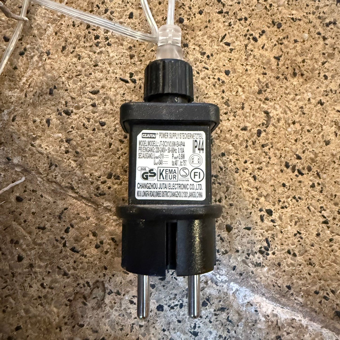 Wurzelkranz mit LED Lichterkette