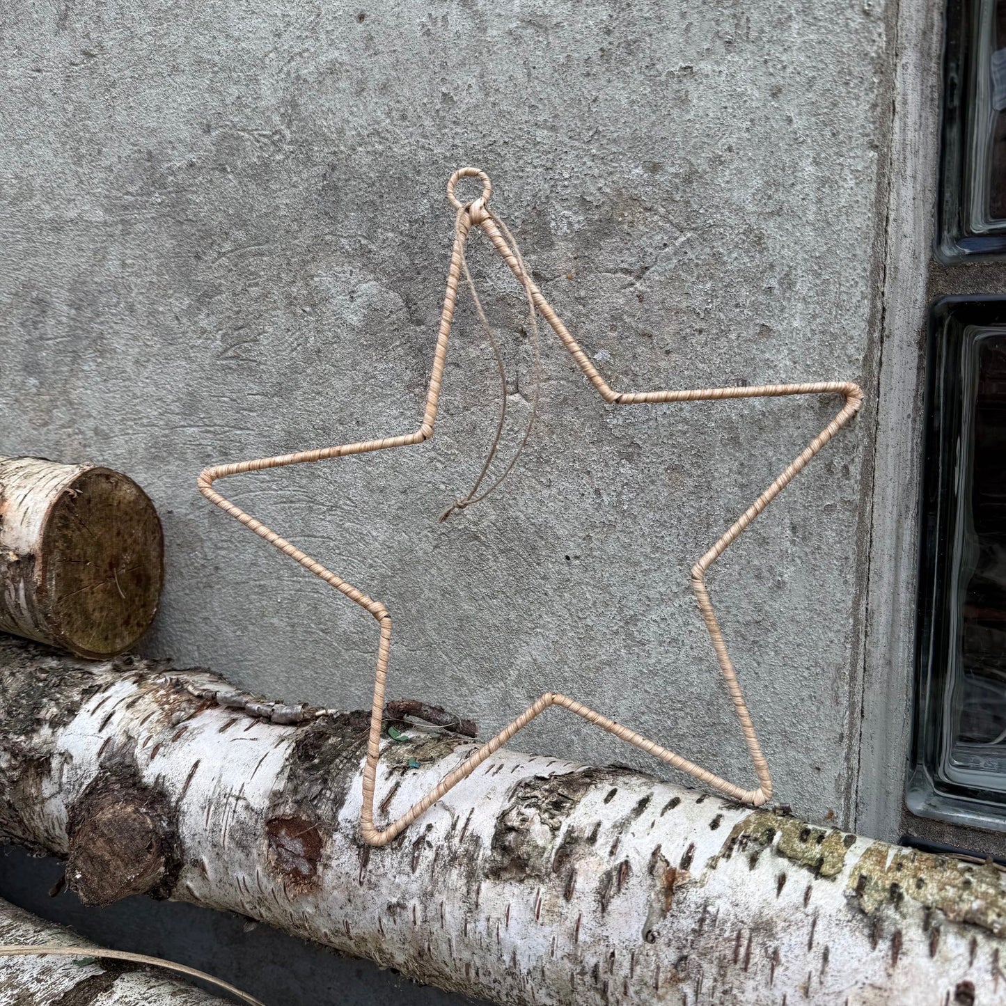 Metall Stern umwickelt