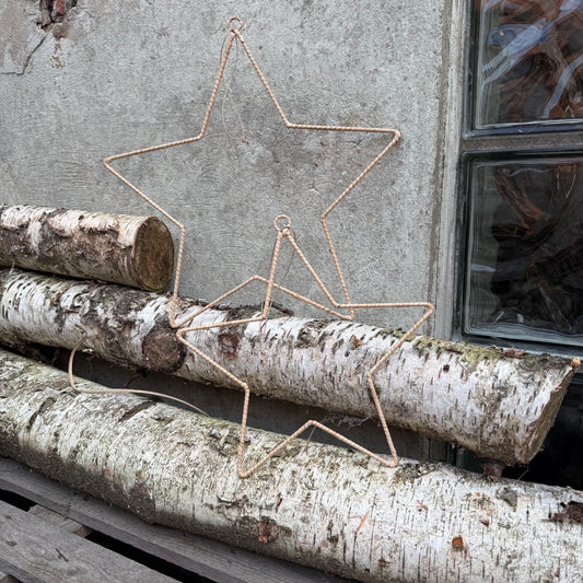 Metall Stern umwickelt