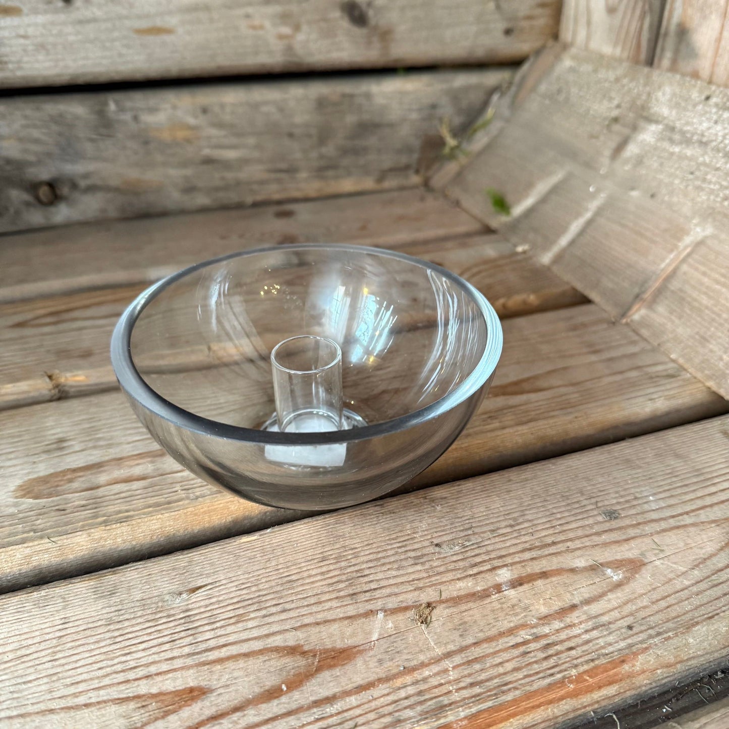 Glasteller für Stabkerze