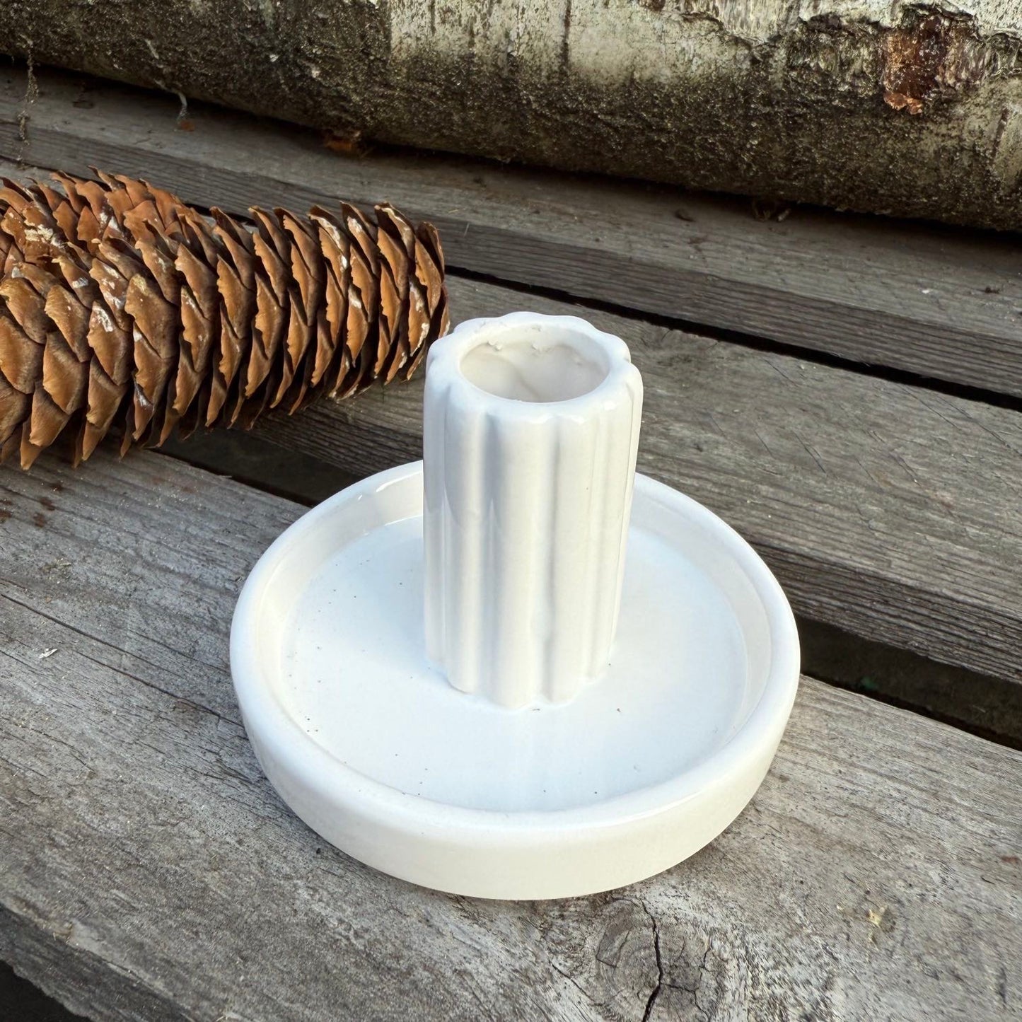 Kerzenhalter aus Keramik