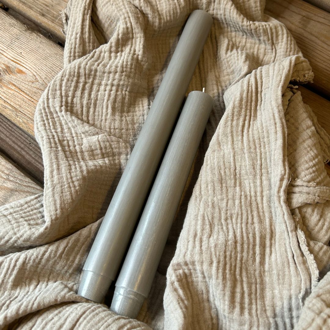 Stabkerzen - Grau